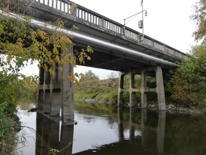 S.P. 91 km. 43+610: Ponte sul Fiume Fratta-SDF