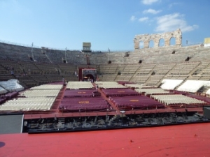 Vista dal palco